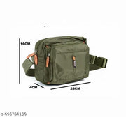 Adjustable waist pouch | Zipper waist bag | Daily use waist bag | Durable Waist Bag with Adjustable Strap | Practical Waist Pouch for Hands-Free Convenience Green