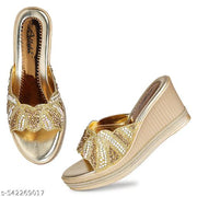 Albela Women's Trendy Partywear/Wedding Wedge Heel Sandal