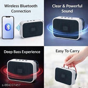 DPM Bluetooth Speaker with Mic, Loud Clear Sound, USB TF Card Support, RGB Effect