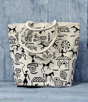 Timeless Style: Canvas Bags with Ancient Creature Symbol Designs"