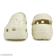 Bersache Comfortable indoor outdoor fashionable Stylish Lightweight Clogs (Grey)