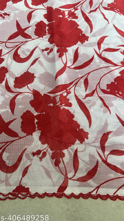 Georgette Printed Saree(With Lace)
