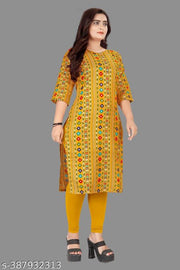Alisha premium A-Line cotton kurti for woman