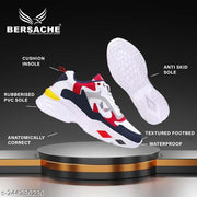 Men's Bersache Lightweight Casual Shoes with High-Quality Soles | Comfortable Shoes for Sneakers, Walking,  Training, and Daily Wear (Red)