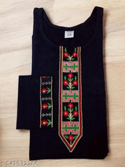 short emb kurti