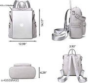MomsyStore Leatherette Backpacks For Women And Girls