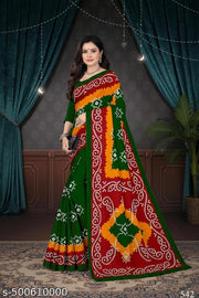 Pure Cotton Hand Print For Most Beautiful And Elegant Look With Comfort Saree For Women