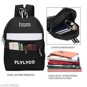 Size: M (15-30L) Flylyco Smal Waterproof Laptop Bag/Backpack for Men Women Boys Girls/Office School College Teens & Students school bag
