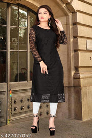 Stylish Party Wear Net Kurti for Women