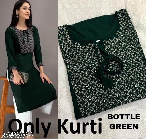 rayon kurti