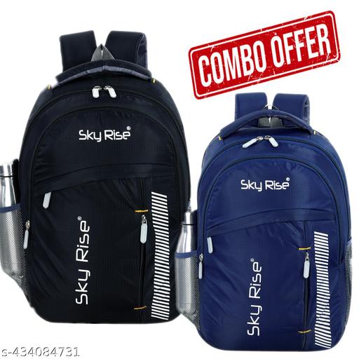 SKY RISE Combo of 2 Backpack Medium Unisex College & School Bags 34 L Laptop Backpack
