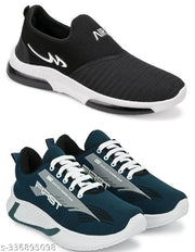 Free Kicks Combo Of 2 Stylish Shoes For Men