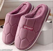 Women's Winter Fur Slippers || Soft Plush House Slippers || Warm Fluffy Indoor Slippers || Closed-Toe Bedroom Shoes || Padded Non-Slip Home Chappal || Carpet Slipper|| Fur Slippers for Women & Girls || Cozy Indoor Footwear || Ladies Winter Slippers