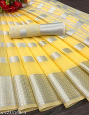 Linen Saree