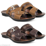 FitFusion Men's Stylish Slipper Combo Pack of 2 Slipper, Casual Flip Flop, Slip On for Men's,Thong Flip-Flops