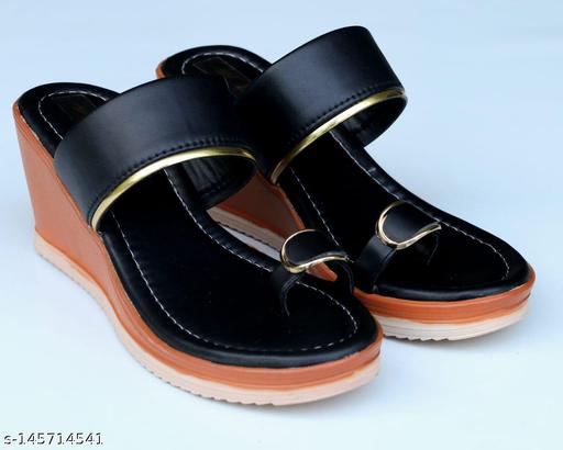 Readyway women,s solid toe-ring heel