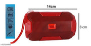 Portable Wireless Bluetooth Speaker with LED Flash Light, USB/TF Card/AUX Support, Compact Mini Speaker for Outdoor & Indoor Use