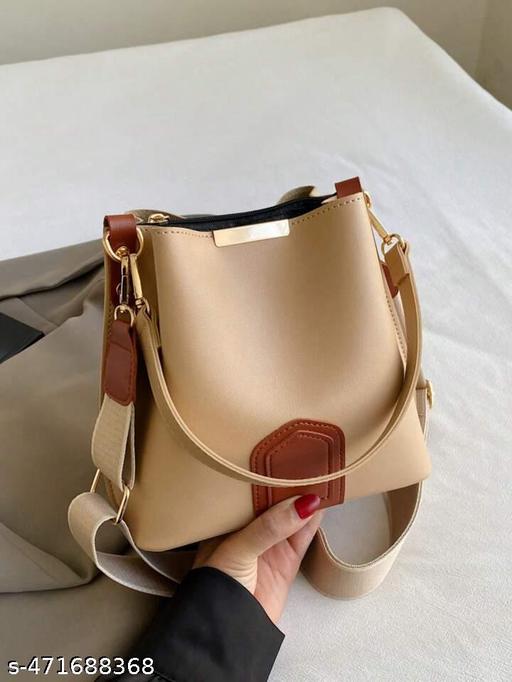 The Perfect Companion: A PU Leather Women's Handbag with Two Handles and One Spacious Compartment for Office, Travel, Party, and Casual Use