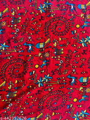 Georgette Printed Saree (With Lace)