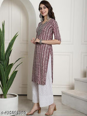 Polyster/Crepe fabric-Printed Kurti For Women