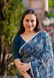 Party Wear Chiffon Saree