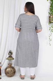Shritikas Women Cotton Kurti | Formal Wear kurti | Staight kurti | Daily Wear kurti | simple cotton kurti | Big size kurti | Cotton Pocket Kurti