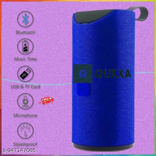 QUXXA TG-113 Best Bluetooth Wireless Speaker for DJ Party, Outdoor, Bedroom with Great Sound, Super Bass, Portable, Rechargeable Supports TF/USB/Pen Drive/AUX (Multi-Color)