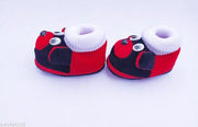 Tarun Child Care Baby Booties Baby Shoes for Any Occasions, Festive-0 to 10 Months Unisex- Black Red