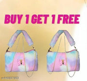 Attractive Sling Bags Combo Mini Handbag Fur Side Purse with Beautiful Butterfly