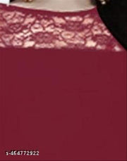 Casual American Crepe and Round Neck 3/4 Legnth Sleeve Maroon Kurti (45"inches)
