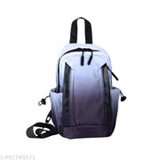 LATIQ MART Lightweight Polyester Crossbody Chest Bag, Waist Sling Bag, Shoulder Bag, Motorcycle Bag, Sports Bag, Leisure bag, Unisex Messenger bag, Travel & Outdoor Activities