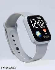 Square Shape Dial Colorful Smart Looking Digital led Watch For Kids Baby Boys and Girls- Fully Waterproof Sportswatch Display- Best Gift for Diwali and Birthday-Date and Time Function Only ( For Age 4-15 Years)