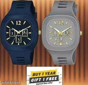 Casual look Unique Design Dial WATCH FOR BOYS MILOR White Analog Combo Watch - For Men & Women PACK OF 2