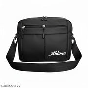 Unisex Crossbody Sling Bag - Compact Polyester Shoulder Bag for Men & Women (26x20x8 cm)