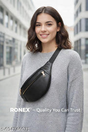 New Waist Bag|| Fanny Pack||Boom Bag|| Kamar Pouch||Chest Pouch||Waterproof Waist Bag||Leatherate Waist Bag Running Travel For Boys And Girls