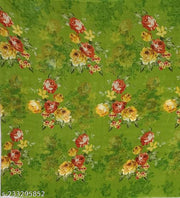 Women's Floral Printed Saree Combo Pack with Unstitched Blouse Piece ( Pack Of 2 )