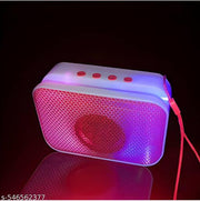 GeneCore SonicBoom M406 Bluetooth Speaker – 10W Bass Boost, RGB Lights, Portable Wireless Speaker with FM/USB/AUX/TF Card, Built-in Mic & Rechargeable Battery – Outdoor Party Speaker