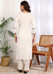 EMBROIDERED SEQUIN STRAIGHT KURTI