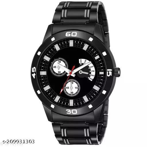 Stylish Men Silver Stainless Steel Casual Watches