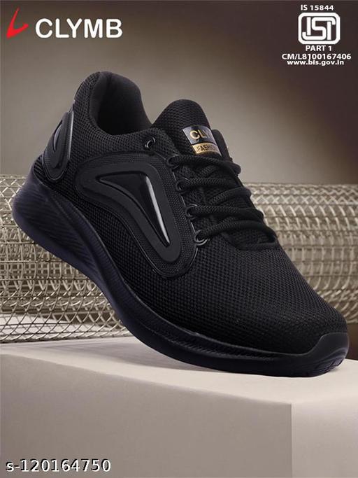 CLYMB Casual Sport for Men | Stylish Lace-Up Sneakers with Cushioned Insole | Comfortable Walking Shoes with Rounded Front Running shoes