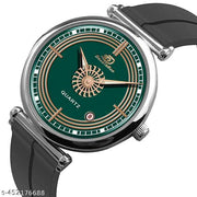 Date Function  Magnet Strap Analog Watch for Men & Boys Silver_26000k