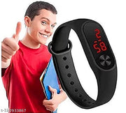 Slim Digital Led Bracelet Band Watch for Boys and Girls