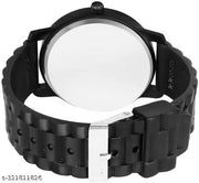 BEST QUALITY BEST PRICE Analogue Black Dial Tranding Pu Belt Watches For Men Boys