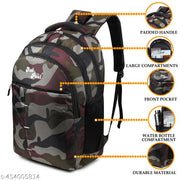 Size: M (15-30L) fouji bag Laptop bag/school bag/military bag/fouji bag/office bag/school bag/coaching bag unisex