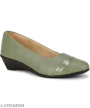 SUPER FANCY Latest Collection, Comfortable Ethnic Sandal Fashionable Bellies For Women's and Girl's Bellies for Women Green Color Bellies & Ballerinas