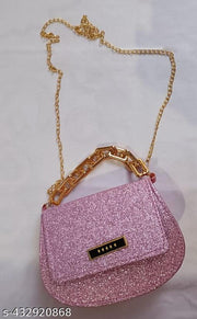 Glamorous small size pink bag for girls