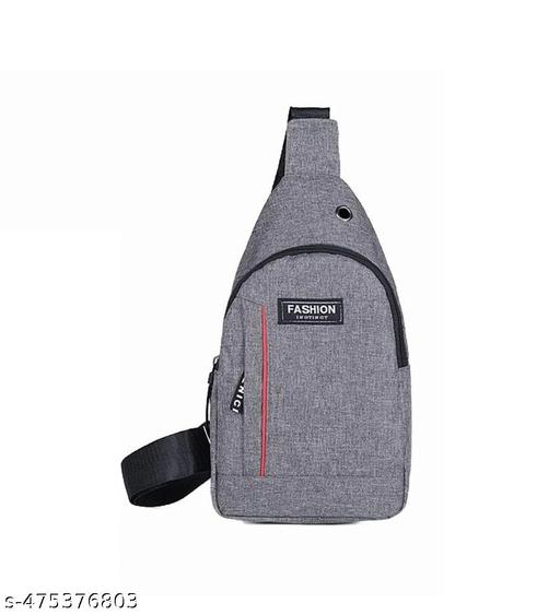 GREY SHOULDER BAG