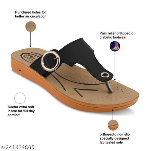 Women Flipflop Flat Daily Wear Comfortable Slipper Ladies Casual Fancy Chappal