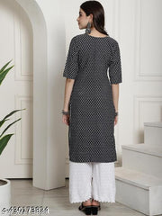 Polyster/Crepe fabric-Kurti For Women