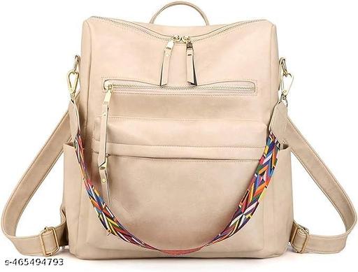 Backpack for women | Women's Casual Daypacks Backpack Handbags Multipurpose Zipper closure Purses and Shoulder Bag with sling belt | Handbag | College | Girls | Office | Gifts | women backpack